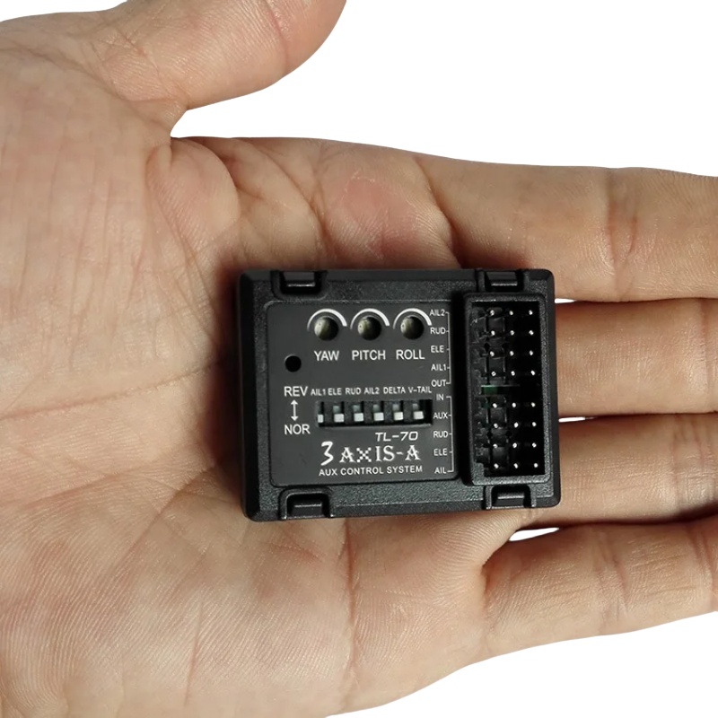 Drone Gimbal Controller - 3-Achsen-Gyro-Flugcontroller TL70 Auto-Balance-Stabilisator für RC-Flugzeuge mit