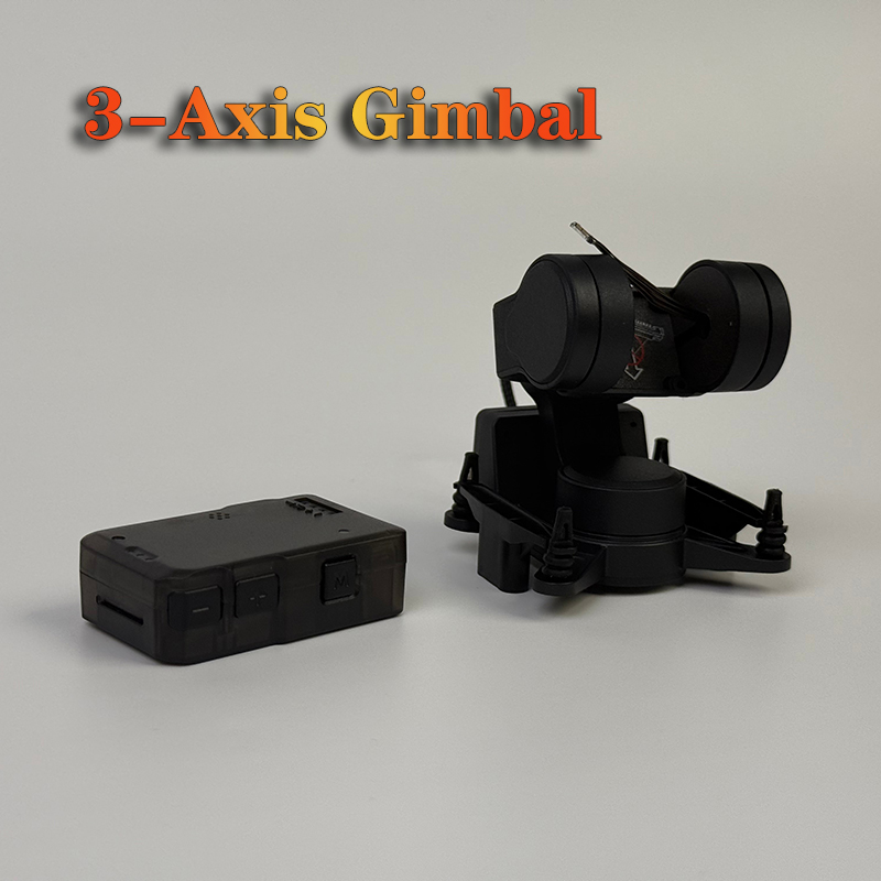 Drone Gimbal 3 Axis - 3-Achsen-Gimbal für FPV-Renndrohnen mit Erhöhter Stabilität,
