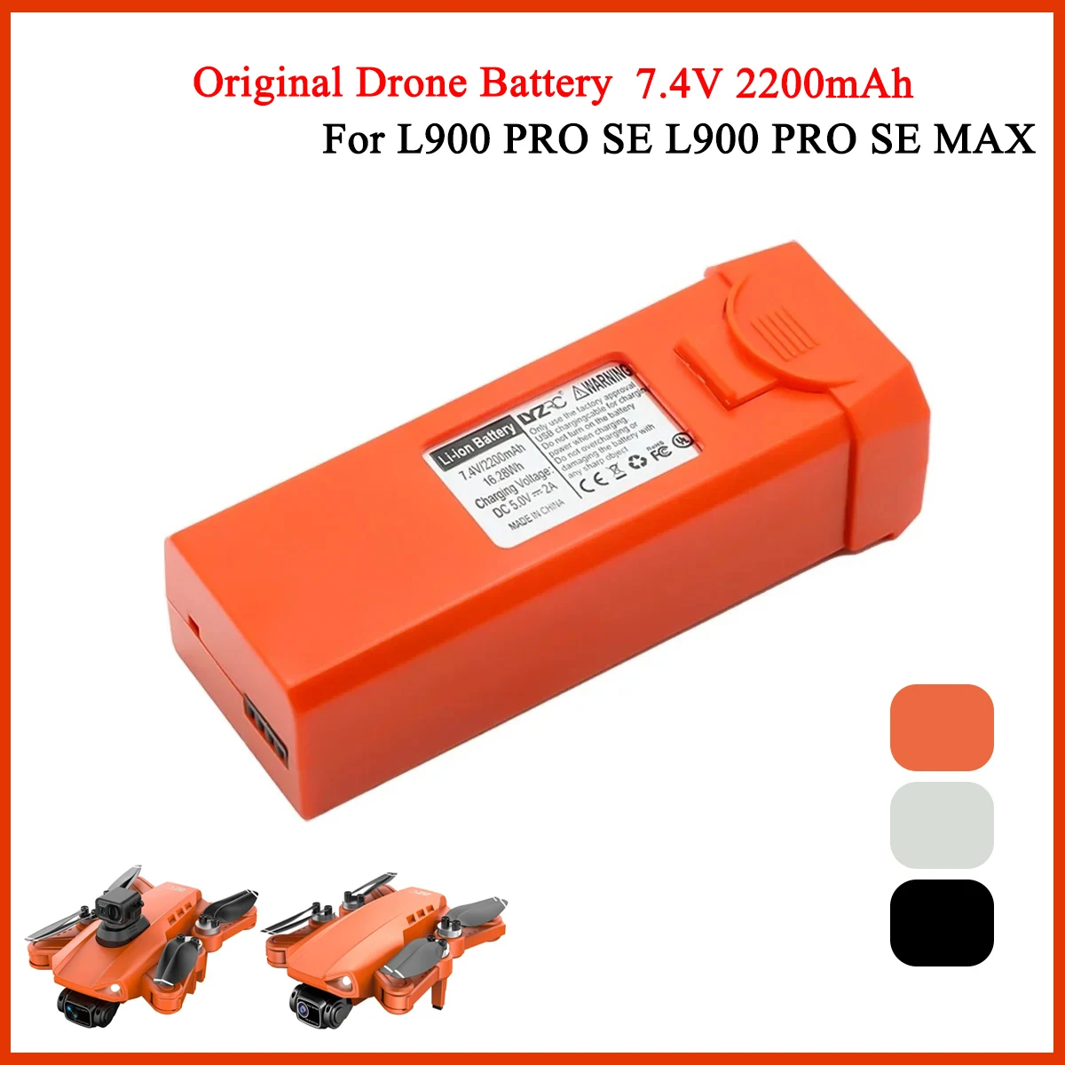 Drone Gimbal 2 Axis - Batterie l900 pro se max Drohne