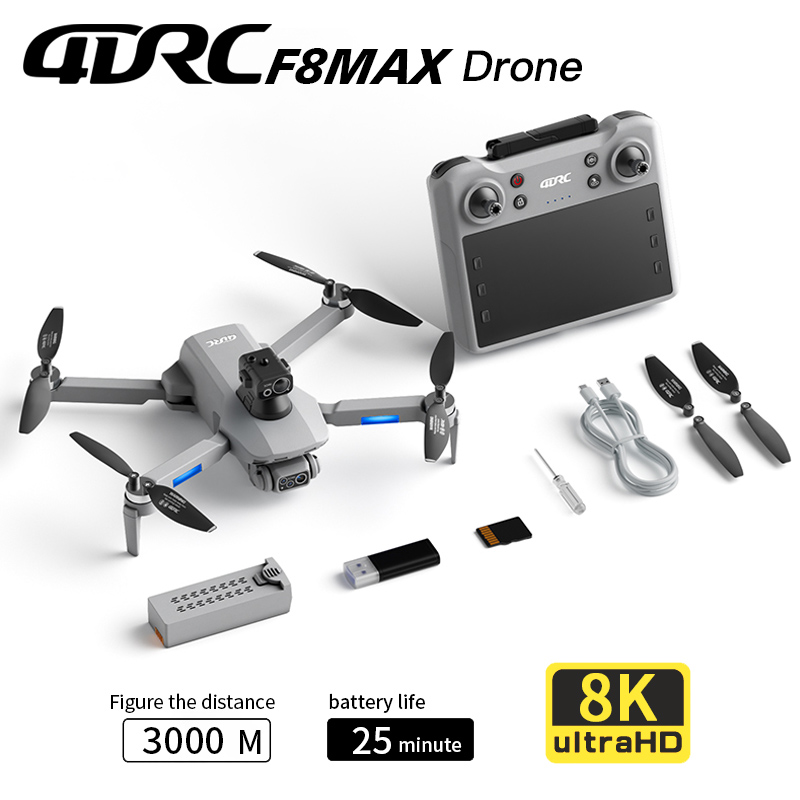 Drone Gimbal Brushless - F8 MAX GPS-Drohne, professionelle 8K-Kamera, 5G