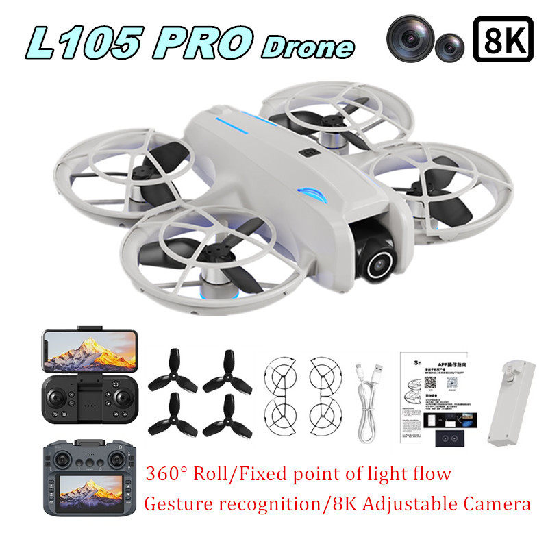 Drone Gimbal Brushless - L105 PRO Drohne mit 8K-Kamera, vollständiger