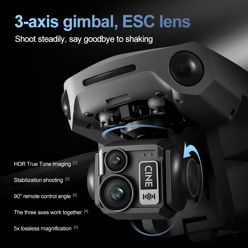 8K 3-Achsen-Gimbal Bürstenlose – Drone Gimbal 3 Axis Bewertung und Preis