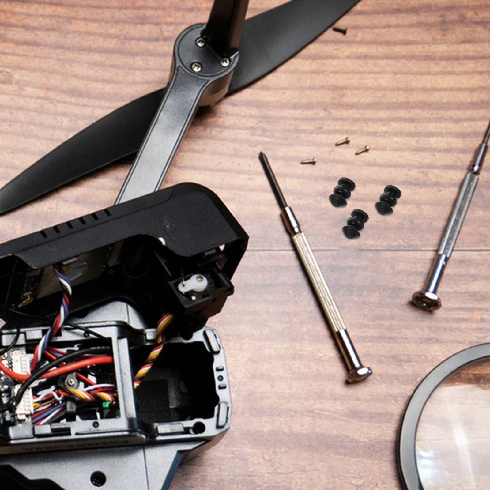 10 Stück Drohnen-Gimbal-Stoßdä – Drone Gimbal Dampener Bewertung und Preis