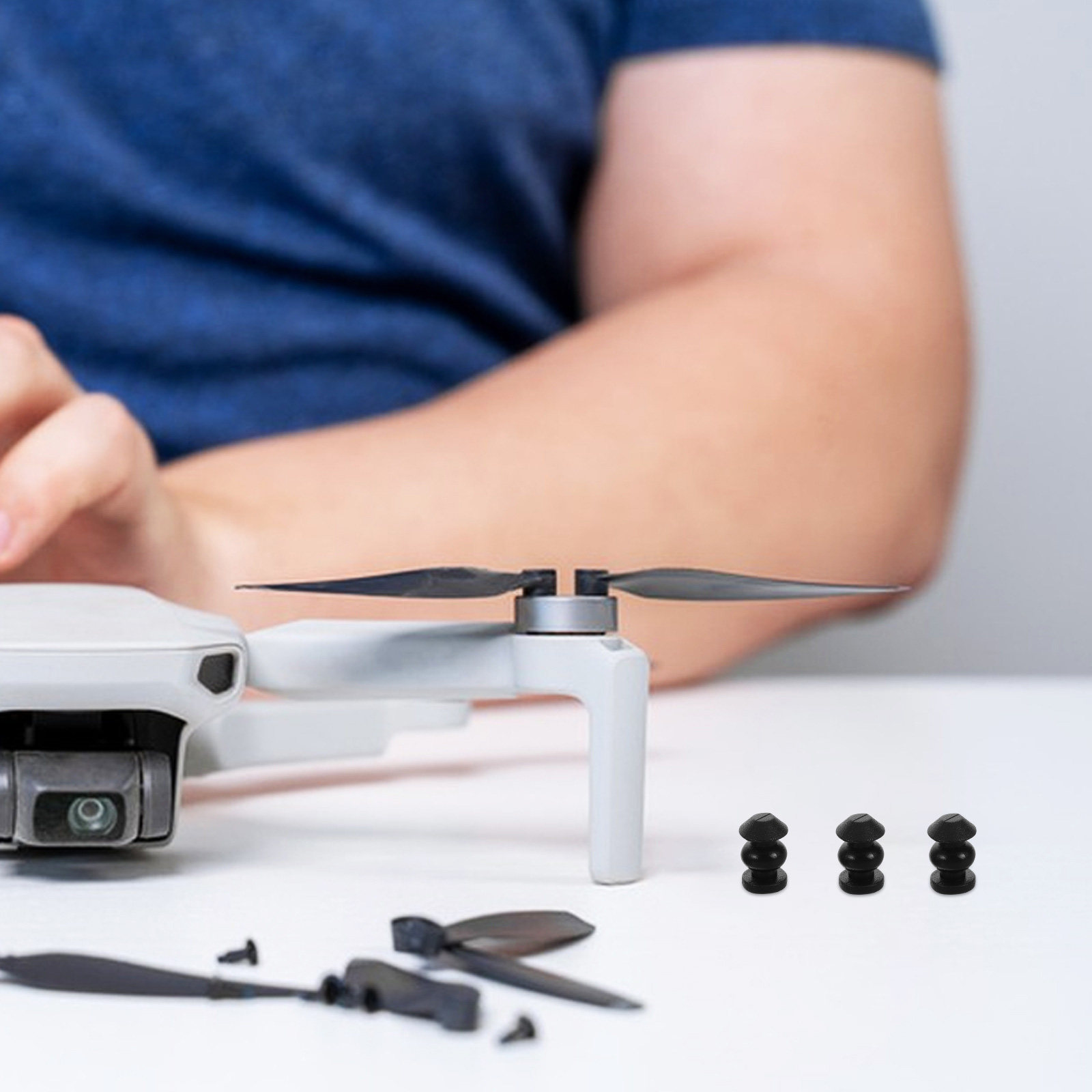 10 Stück Drohnen-Gimbal-Stoßdä – Drone Gimbal Dampener Bewertung und Preis