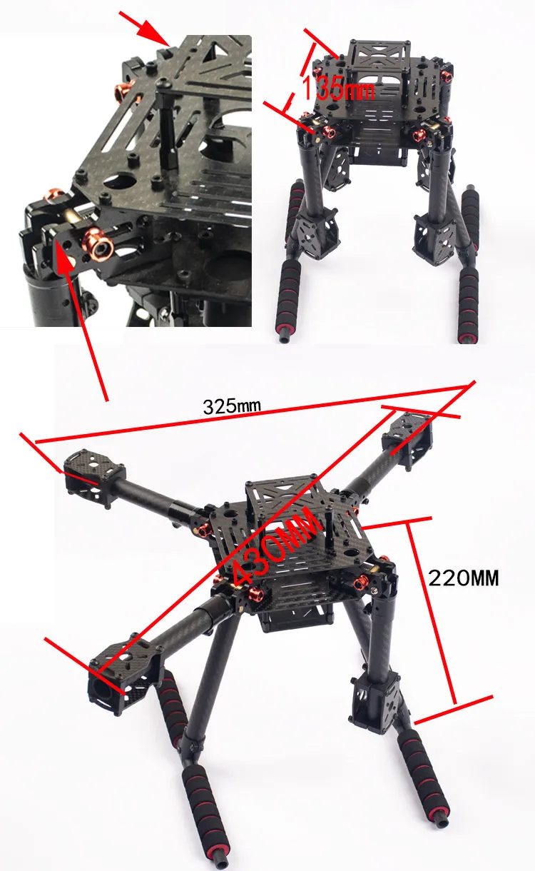 Flyroun LX350 PRO 350mm Drohne – Drone Gimbal For Mirrorless Bewertung und Preis