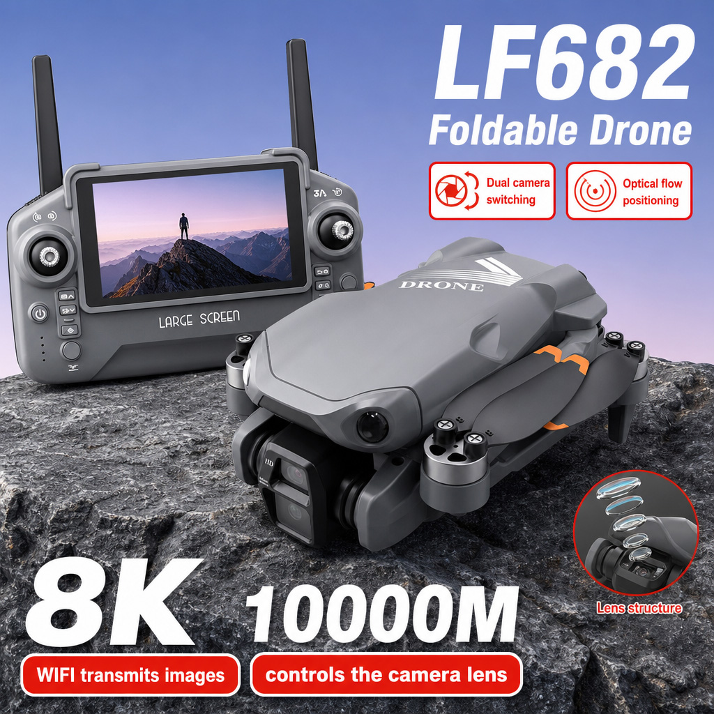 Luftbild-Drohne LF682 mit 8K H – Drone Gimbal Mount Bewertung und Preis