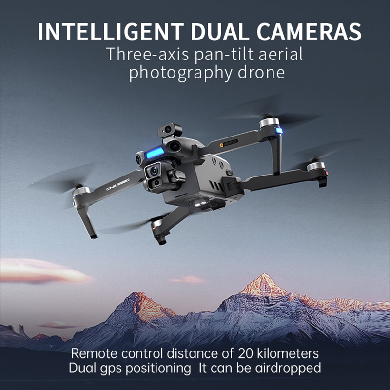 2026 Neue 8K Dual-Kamera-Drohn – Drone Gimbal Mount Bewertung und Preis