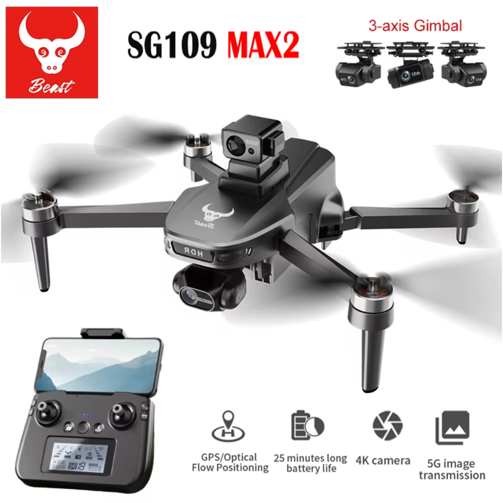 SG109 MAX2 Professionelle FPV  – Drone Gimbal 3 Axis Bewertung und Preis