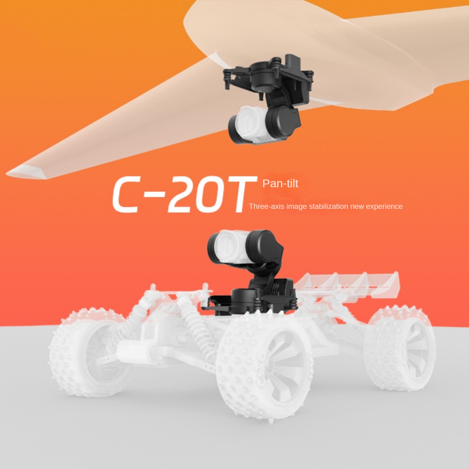 NCZOBOE C-20T 3-Achsen O4 FPV  – Drone Gimbal 3 Axis Bewertung und Preis